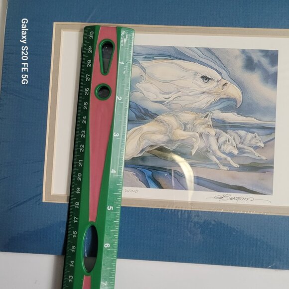 Dorothy Francis-YOUNG FISHERMAN Framed/Matted Arctic Inuit Art Print - Picture 6 of 10